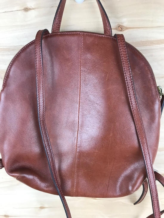 Vintage Margot New York Soft Brown Leather Backpack Purse EUC main image 8